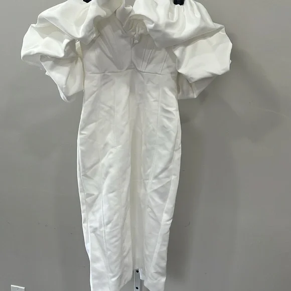 Line & Dot Samara Dress in Off White